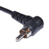 kenable 6.35mm Mono Jack Plug to RCA Male Plug Right