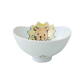 Hasami Ware Wave 40825 Tea Wan, Lion Pattern, Set of 3