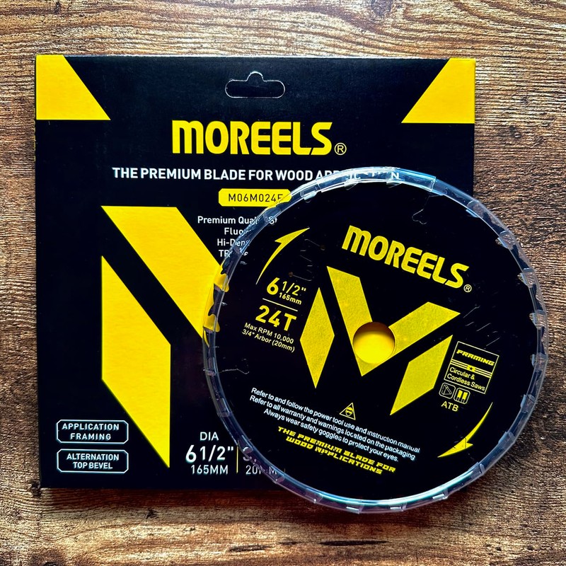 165mm Circular Saw Blade - 20mm Bore x 24T