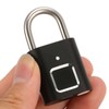 Smart Keyless Fingerprint Padlock Waterproof Biometric Prevent Theft Rechargeable USB