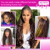 26 Inch Human Hair Deep Water Wave 2 Bundles/Pack 50g,