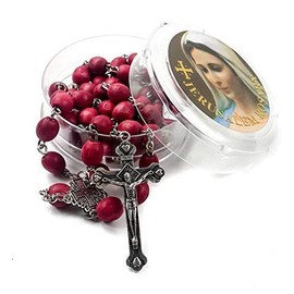 red rosary holy land smell (6) pieces