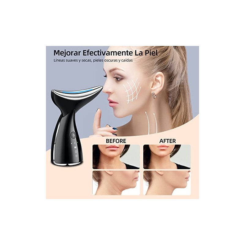 Alta Frecuencia Facial, Aparato de Cuello Elevación Rodillo de Jade