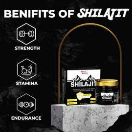MUST HAVE! Shilajit Resin – 20gm with 75% Fulvic Acid, Natural Energy Booster, Helps to Builds Muscles, Immune Support | 20 gm