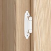 Vallecloud 4 Pack (2 Pair) 3/8" Inset White Self Closing