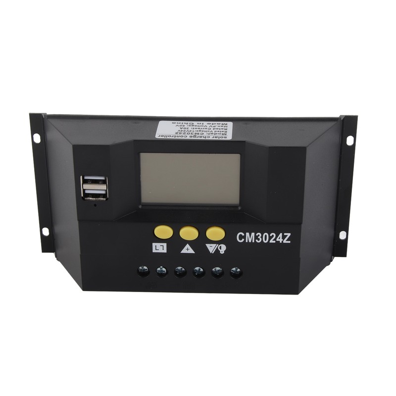 Solar Controller 12V 24V 30A PWM Automatic Photovoltaic Charge Control
