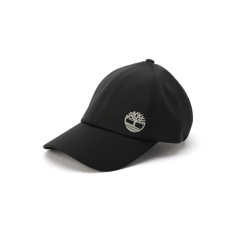 Timberland Ponytail Hat with Reflective Logo, Black