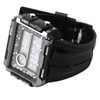 Men Rectangle Digital Sports Watch Night Light Rectangle Display Waterproof