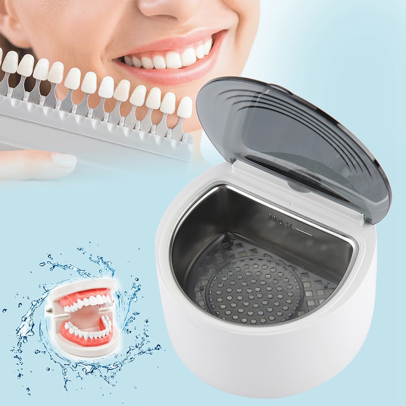 Ultrasonic Denture Cleaner Retainer Mouth Guard Cleaning Machine