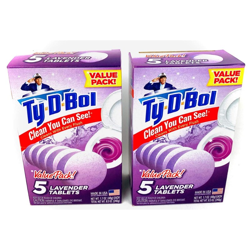 Ty D Bol Toilet Cleaning Tablets with Continuous Clean With