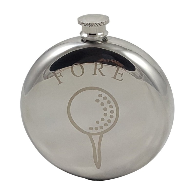 Golf Flask Gift Set