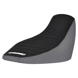 Honda Navi Gripper Seat Cover GREY w/ BLACK Pleated Top #363