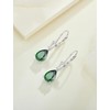Starchenie Dangle Drop Earrings for Women 925 Sterling Silver Pear