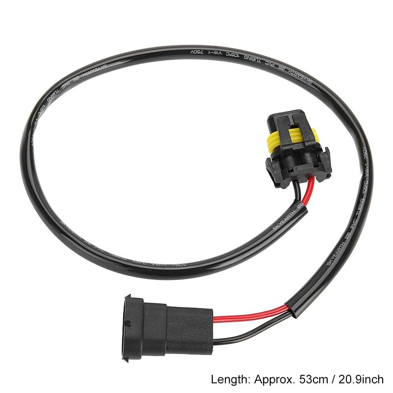 KIMISS 2 pieces 53 cm / 20.9 inch socket 9006