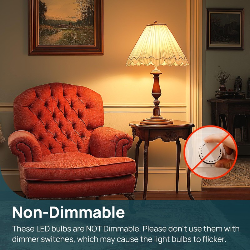 Linkind A19 LED Light Bulbs, 60W Equivalent, 8.5W Energy Efficient,