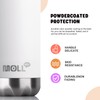 Mollcity Small Water Bottles -9 oz Stainless Steel Insulated Water