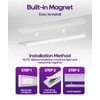 MerryNite Under Cabinet Lighting2 Pack, 56 LED Lights Motion Sensor