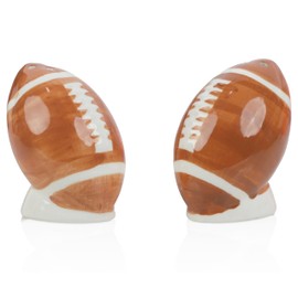 Football Ceramic Salt & Pepper Set