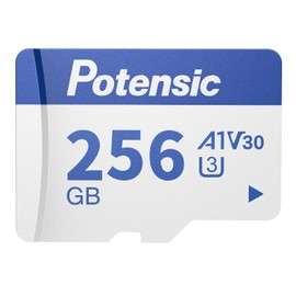Potensic 256GB Micro Memory Card for Drones, A1, U3, V30, Read Speed up to 100 MB/s