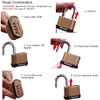 riin 2X Combination Padlock Alloy Indoor Outdoor Rust Proof Weather