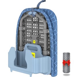 APEXCHASER Ironing Board Small with Iron Holder, Tabletop Small Iron Board with 2 Heat Resistant Ironing Covers, Portable Tabletop Ironing Board with Non-Slip Feet for Home Travel Use