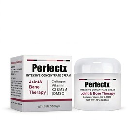 NATUREGURU Perfectx Joint & Bone Support Cream 50g, Intensive Concentrate with Collagen, Vitamin K2 & MSM, Topical Body Care Cream 1Pack