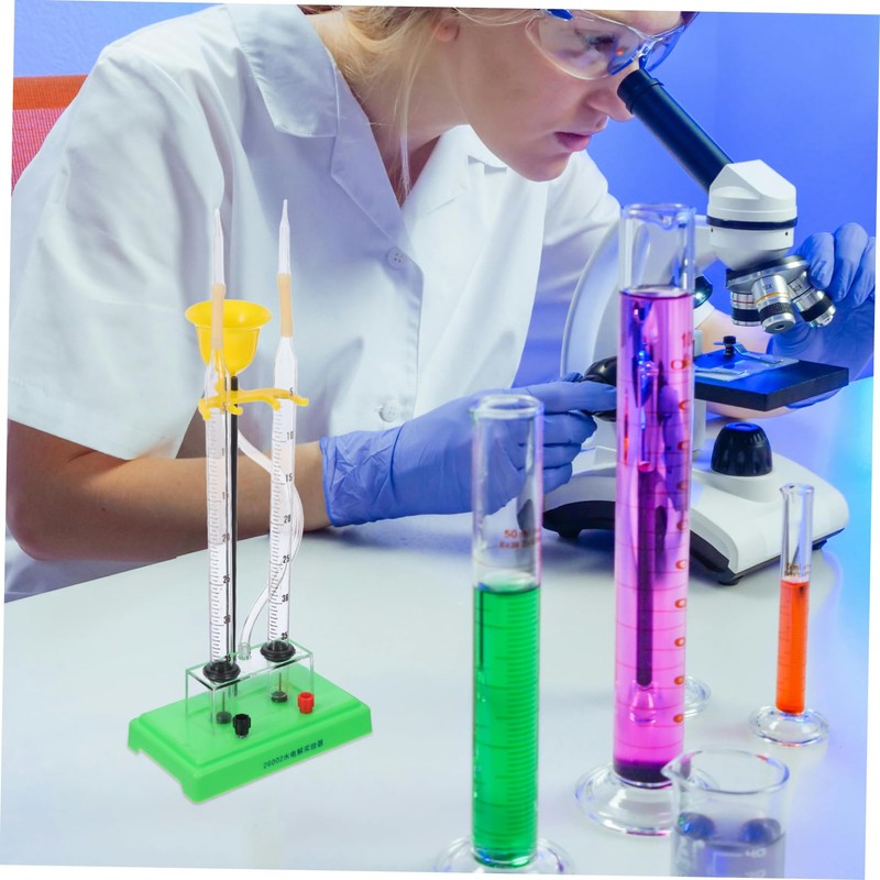 Mobestech Water Electrolysis Experiment Device Sturdy Teaching Instrument for Demonstrating