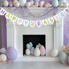 BCCSNNM Happy Easter Banner,Felt Easter Bunny Garland for Wall Mantel