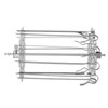 Rotisserie Skewer Set Stainless Steel Rotisserie Kabob Rods Grill for