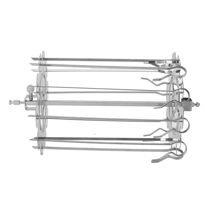 Rotisserie Skewer Set Stainless Steel Rotisserie Kabob Rods Grill for