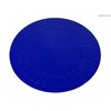 TENURA Round Non-Slip Rug 19 cm Blue
