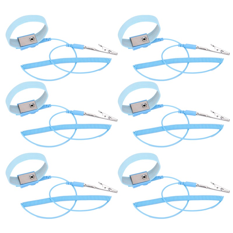 10Pcs 1.8Mx2.0MM Anti Static Bracelet Grounding Electrostatic Discharge Wrist Strap