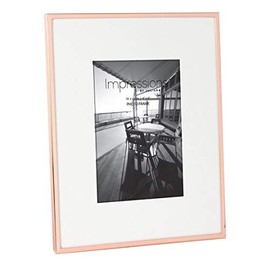 Juliana Unisex Impressions Copper Plated Photo Frame 4x6 - Rose Gold
