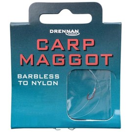 Drennan Carp Maggot Hooks To Nylon 14 To 4lb Barbless Qty 8