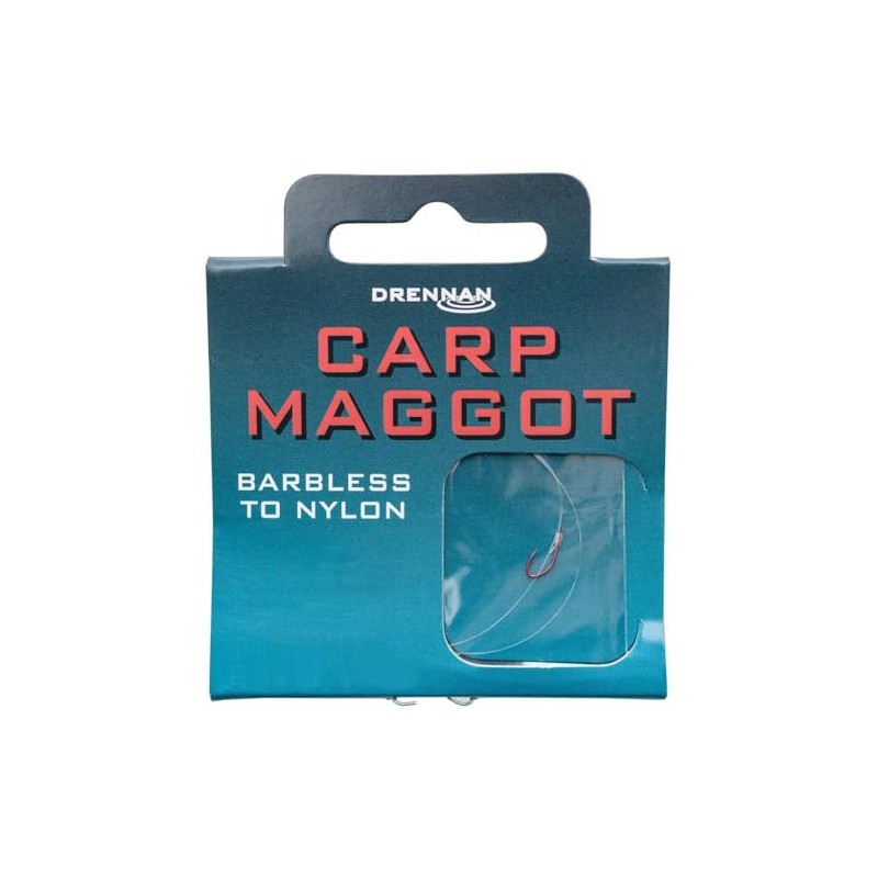 Drennan Carp Maggot Hooks To Nylon 14 To 4lb Barbless