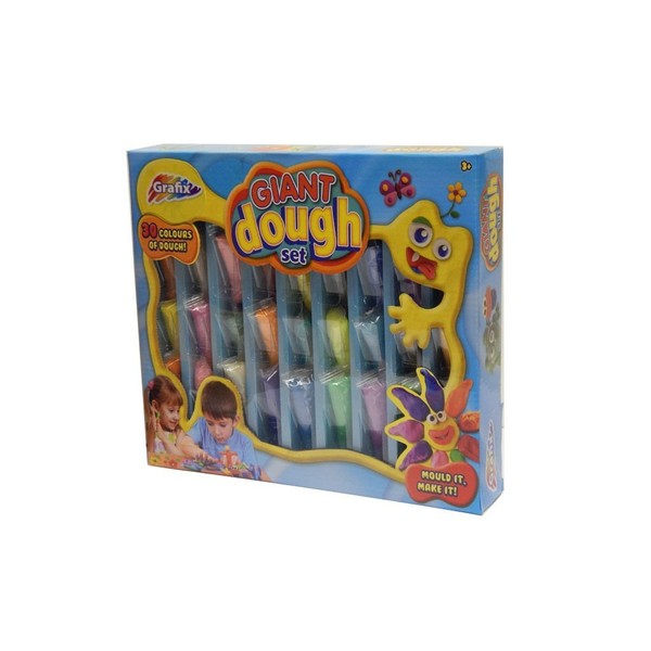 Giant 30 Piece Play Dough Set Craft Modelling Doh, Clay