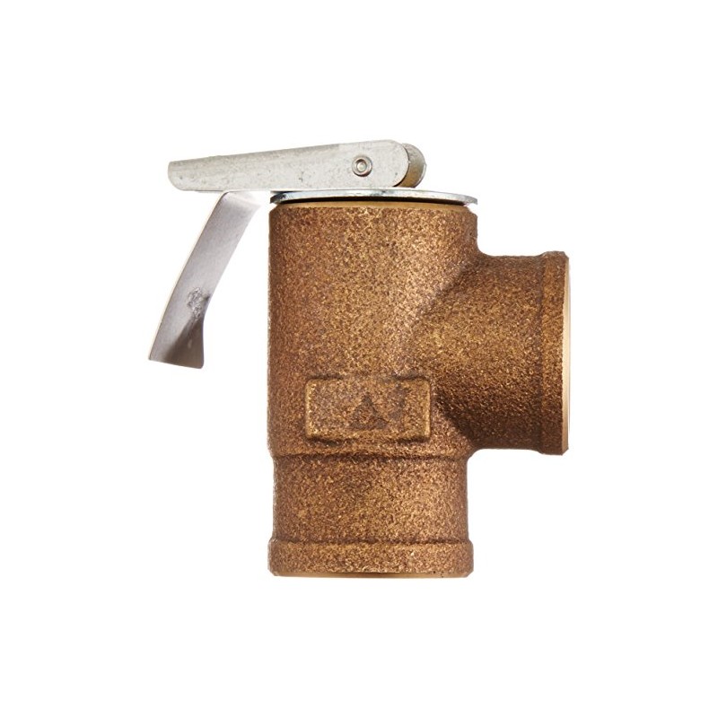 Watts 0342691 30 PSI Pressure Relief Valve, Bronze, 3/4" 335