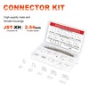 Kit de conectores JST XH2.54 de 460 unidades, 2/3/4/5/6 pines