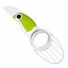 3-in-1 Avocado Tool with Soft Grip Handle, Green