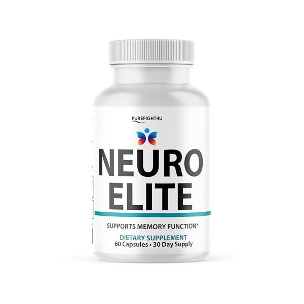 Neuro Elite Cognitive Formula, Brain Supplement for Memory & Focus,