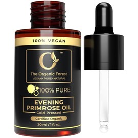 The Organic Forest – VEGAN PURE NATURAL Usda Aceite Orgánico De Onagra - Aceite De Onagra 100% Puro Y Natural Para La Piel Y La Cara - Aceite Transportador Líquido Para Mezcla De Aceites Esen
