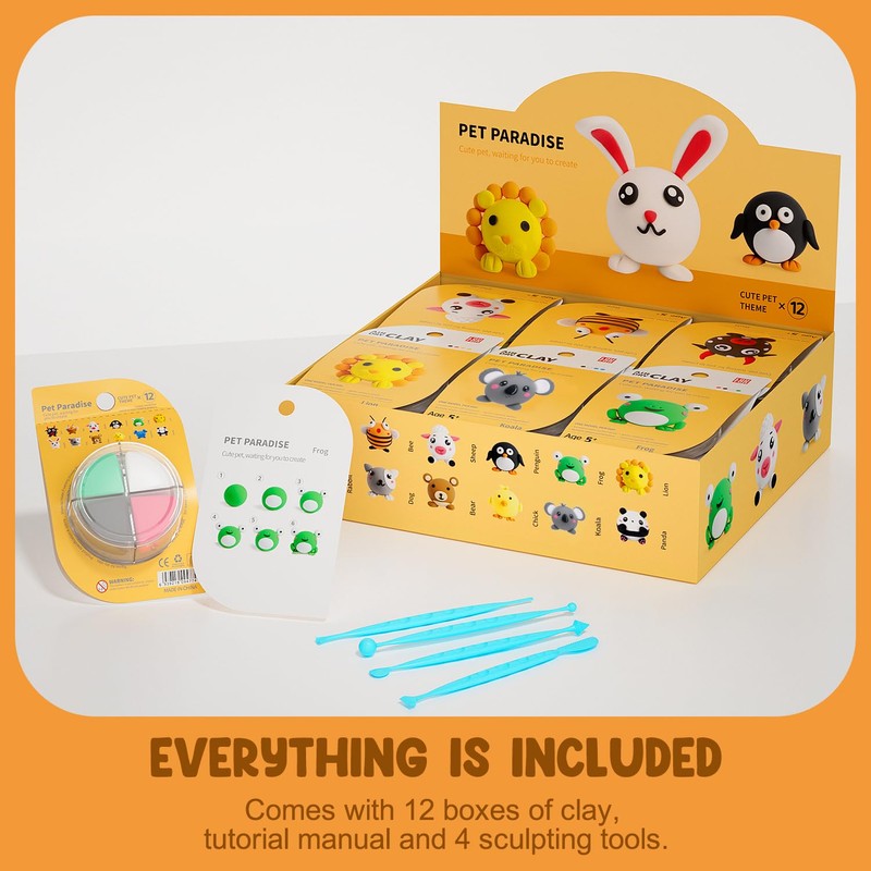 Air Dry Clay Kits - Modeling Clay for Kids, Ultra
