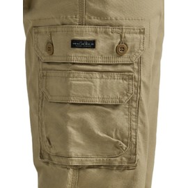 Lee Men's Wyoming Relaxed Fit Cargo Pant, KC Khaki Ripstop, 38W x 32L