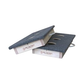 Get Outside Games Premium 3 Hole Washer Toss Washers Game Boards (Gray Carpet (Default), 12x24 Mini Size Boards+Washers&Locker)