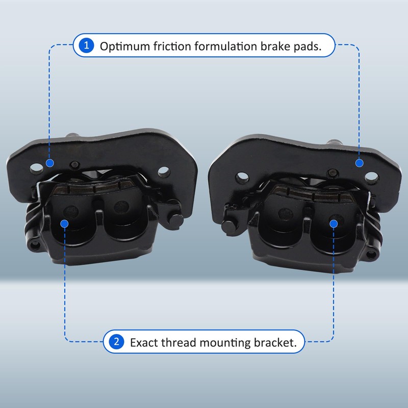 M MATI Rear Left & Right Brake Caliper Set for