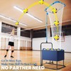 Volleyball Setter Training Net，Height & Angle Adjustable Volley Ball Training