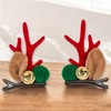 MIJOMA Reindeer Hair Clips - Festive Hair Accessories for Christmas,