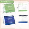 4 Pcs Small Desk Calendar 2024-2025, Mini Desk Calendar 2025,