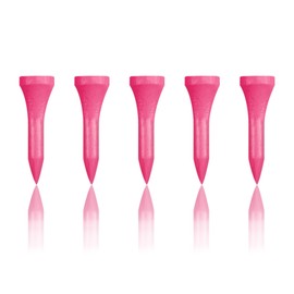 Zivisk Wooden Golf Tees 1-1/2" 100 Count 38mm Pink
