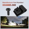 AQBB RV Refrigerator Hinge Repair Kit Compatible with Dometic 3316885.900